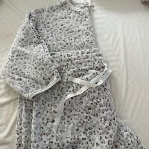 Cozy Leopard Print Pajama Set